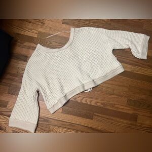 Free People Cropped Sweater